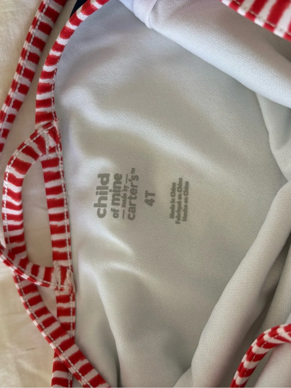 Girls 4T Swim bathing suit Flamingo Striped Stars Rash Guard Carter's cat & jack
